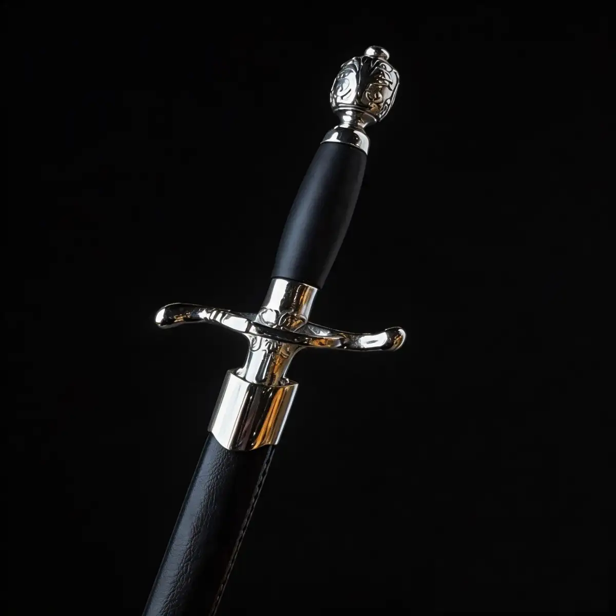 Premium Needle Sword Replica – Arya Stark's Game of Thrones Collectible Mirror Polished Fittings - Blunt Blade silver
