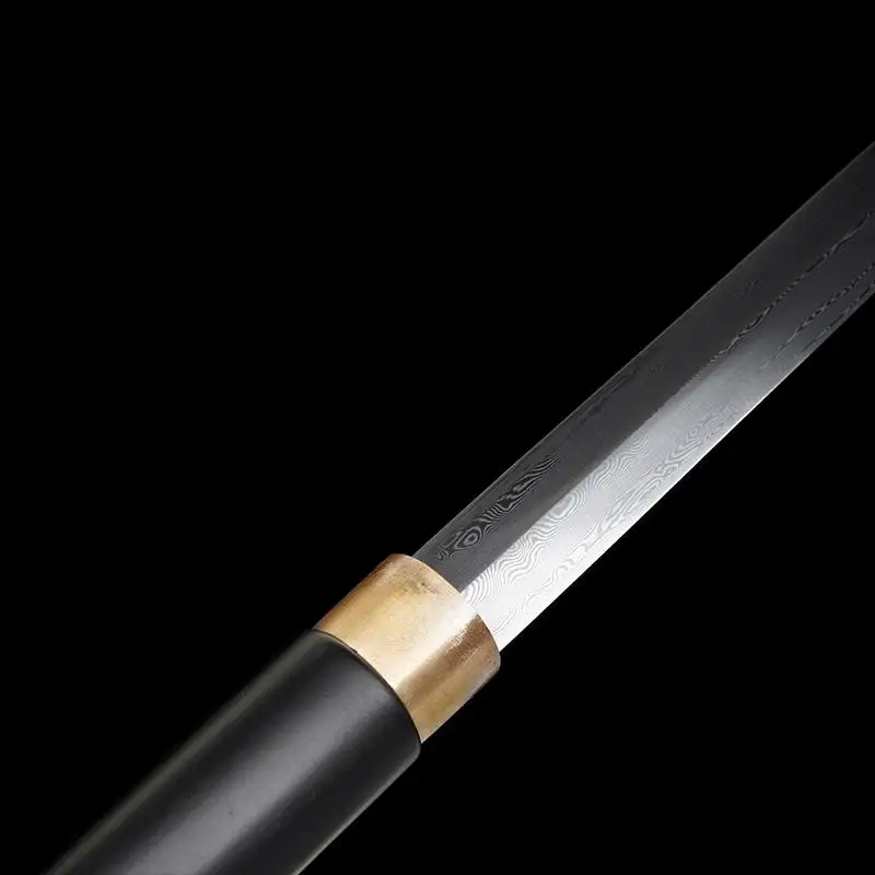 Premium Black & Gold Concealed Sword Cane - Lifestyle Display