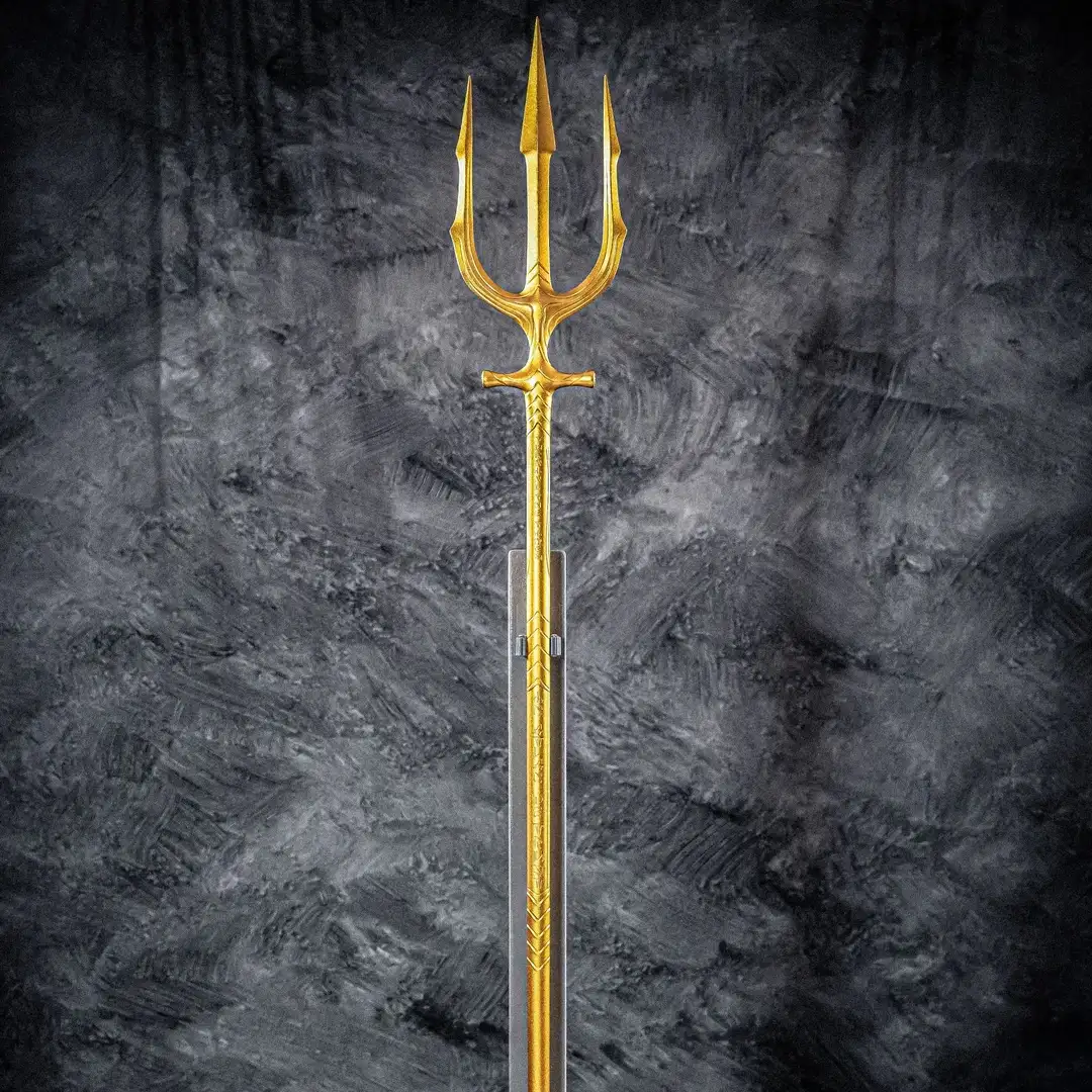 Premium Golden Trident 1:1 Scale Collectible Replica regular golden