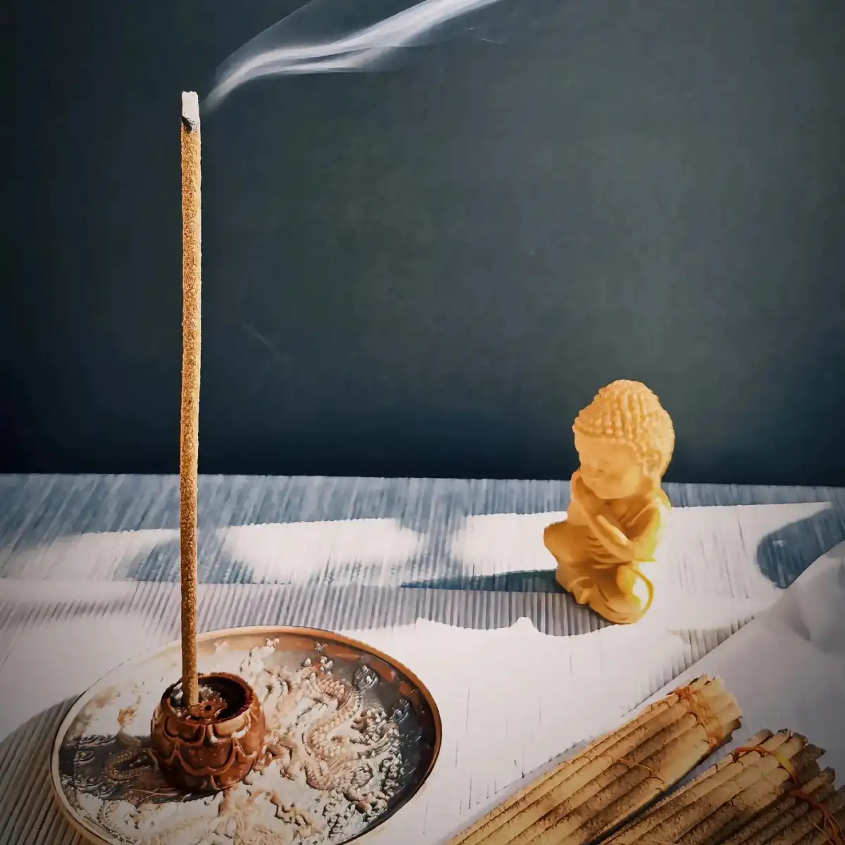 Traditional Sacred Tibetan Incense Sticks - Detail Shot
