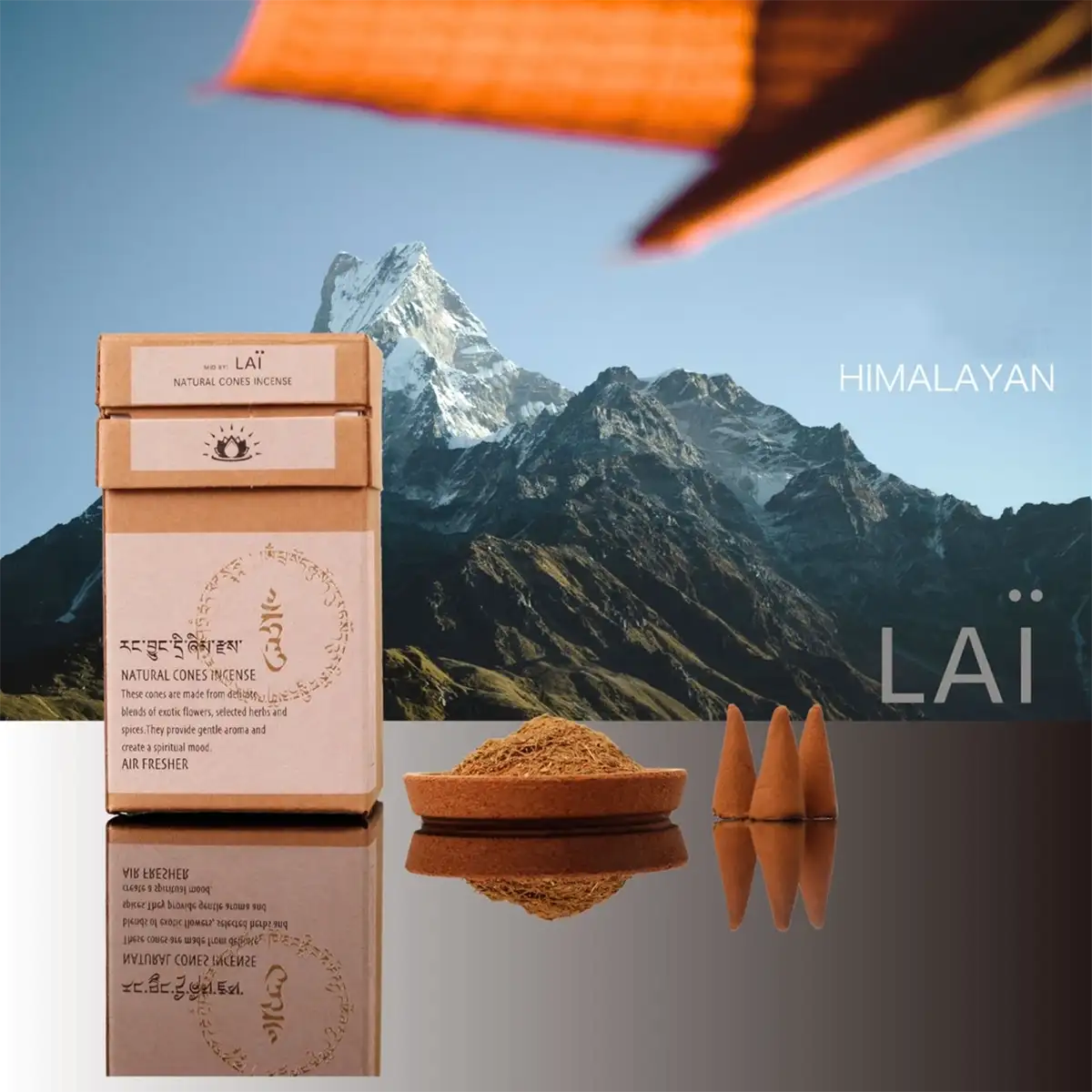 Himalayan Mystic Cones / Sacred Peak Cones - Side View