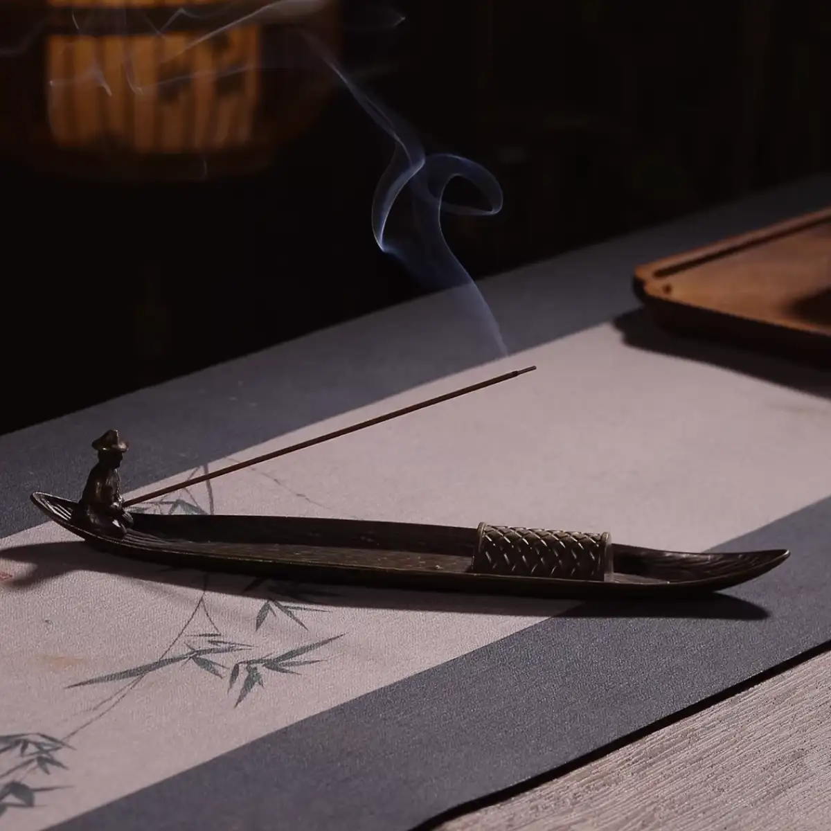 Premium Natural Incense Sticks - Hand-Rolled for Relaxation and Mindfulness - Side View