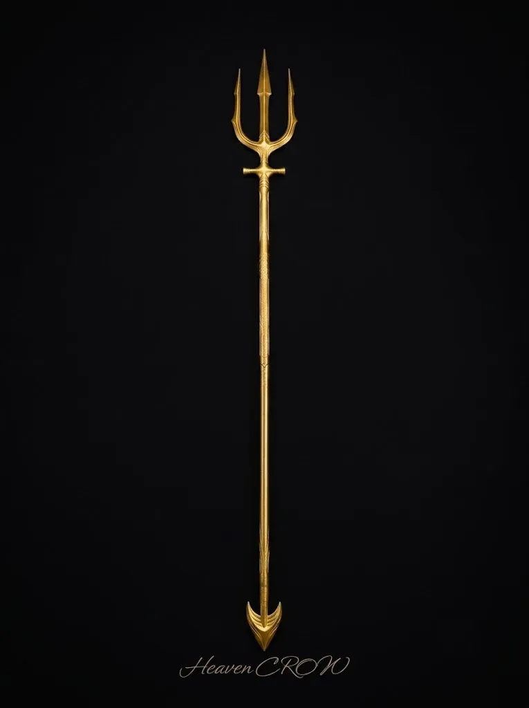 Premium Golden Trident 1:1 Scale Collectible Replica