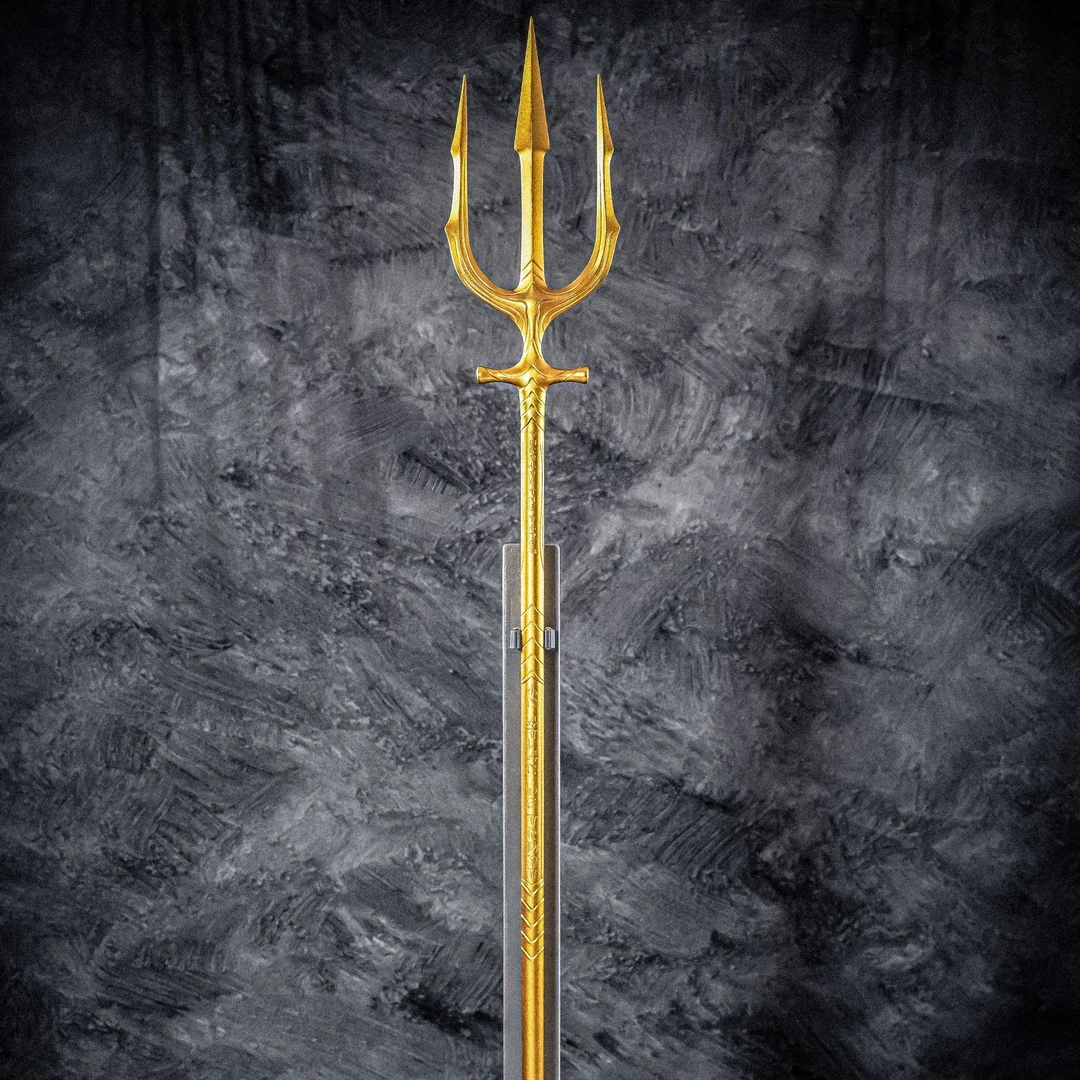 Premium Golden Trident 1:1 Scale Collectible Replica regular golden
