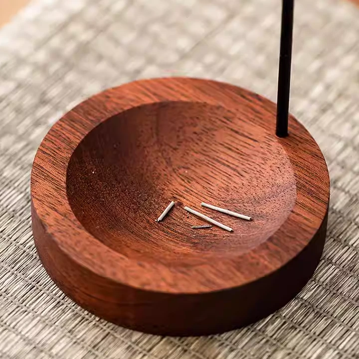 The Zen Gravity Inverted Incense Holder – Solid Wood & Iron Series - Lifestyle Display
